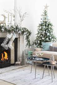Silver christmas holiday trees have become atop trend as per silver christmas tree decorating ideas 2020. Christmas Living Room Decor Ideas White Silver Christmas Decorations Living Room Blue Christmas Decor Silver Christmas Decorations