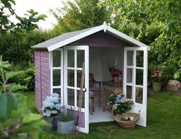Gartenhaus Modell Clara Mit Offener Tur Summer House Garden Shed Homes Outdoor Living