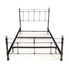 41 wide x 78.5 long x 40.5 high; 72 Off Pottery Barn Pottery Barn Claudia Queen Metal Bed Beds