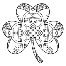 You can download and print this shamrock three leaf clover coloring pages,then color it with your kids or share with your friends. St Patrick Shamrock Coloring Pages 101 Coloring