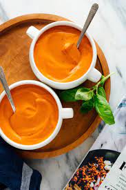 Classic Tomato Soup Recipe Lightened Up Cookie And Kate Recipe Soup Recipes Recipes Tomato Soup Recipes