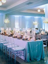 Modern New Year S Eve Wedding With A Cool Blue Color Palette Ruffled Blue Wedding Receptions New Years Wedding New Years Eve Weddings