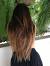 Dip Dye Hair Brown To Caramel
