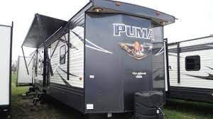 Travel trailer with two bathrooms. 2018 Puma 39pqb 2 Bedroom 2 Bathroom Park Model Trailer Camp Out Rv In Stratford Youtube
