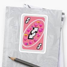 Uno Reverse Card Aesthetic In 2020 Coloring Stickers Diy Uno Cards Sticker Design