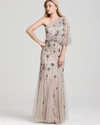 Adrianna Papell Gown One Shoulder Sequin Women Contemporary Bloomingdale S Dresses Beautiful Dresses Fashion