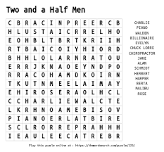 Clue search puzzle is the only word puzzle that combines all the fun from crossword puzzles, word searches and trivia games. The Big Bang Theory Word Search