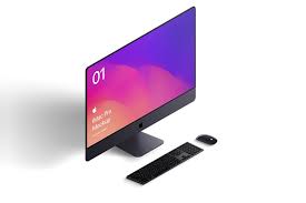 Desktop Pro 10 Isometric Mockups Imac Isometric Iphone Mockup