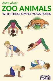 5 Zoo Yoga Poses For Kids Printable Poster Kids Yoga Stories Yoga Resources For Kids Yoga For Kids Animal Yoga Kids Yoga Poses