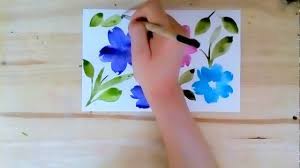 This greeting card class is a long time coming. Diy Watercolor Greeting Card Idea Watercolor Tutorial For Beginners Watercolor Painting Ideas Youtube