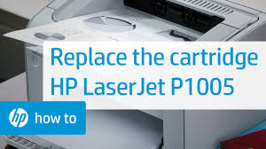 Расположите картридж как показано на рисунке и выкрутите винт. Replace The Cartridge Hp Laserjet P1005 Printer Hp Youtube