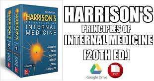 Harrison 20th Edition Pdf Medical Books Free Download Medicine Book Internal Medicine Medicine