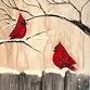 Snowy Cardinals Paint and Sip + Wine Specials event image