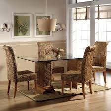 Hospitality Rattan Sea Breeze Indoor 6 Piece Seagrass 48 In Dining Set Natural By Hospitali Patio Furniture Sets Rattan Dining Chairs Wicker Patio Furniture