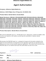5min later, and i got a call to my. Mk3bltv2 Bandai Namco Arcade Blast Cover Letter Please Print On Company Letterhead Atgames Digital Media