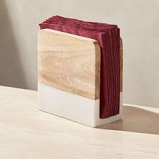 Buy top selling products like spectrum™ euro napkin holder and artisanal kitchen supply® white marble napkin holder. Napkin Holders Crate And Barrel