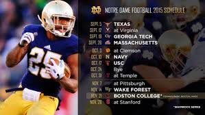 Alabama, usc, ohio state, stanford, notre dame. Irish Release Football Schedules Through 2016 News Game Day University Of Notre Dame