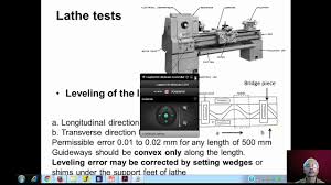 mod11lec1 geometrical tests on lathe