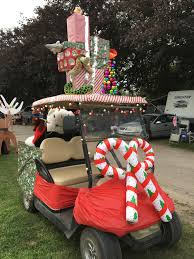 Christmas In July At Strawberry Park Christmas Golf Christmas Parade Floats Golf Cart Decorations