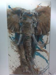 Pin By Iman El Sidawi On Iman El Inspiration Board Elephant Painting Elephant Art Animal Art