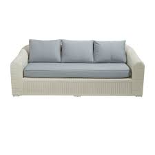 Sofa Rotin Comoro Blanc Avec Coussin 2 Housses Castorama Salon De Jardin Castorama Salon De Jardin Meuble Pas Cher