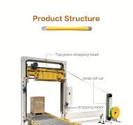 Fully Automatic Pet Belt Pallet Strapping Machine Pallet Strapper for Bricks