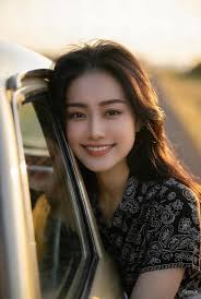 咒語：A high-resolution selfie of a beautiful young Taiwanese woman in her  late twenties, seated casually