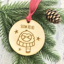 Sloth Christmas Decoration Funny Pun Card Sloth Gift Wooden Decorations Rustic Decor Cute Christmas Wooden Christmas Decorations Christmas Decorations Sloth Gift