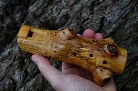 Branch Flute Wooden Ocarina By Che Flutes Native American Flute Native American Fashion Flute