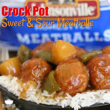 Crock Pot Glazed Party Meatballs Recipe Sweet And Sour Meatballs Crockpot Appetizers Food