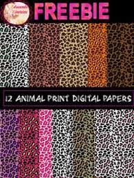 Freebie Leopard Print Digital Paper Clipart Digital Paper Freebie Digital Paper Digital Paper Free