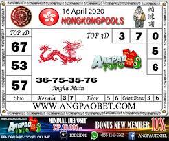 Prediksi Hongkong 16 April 2020 Sydney 12 Desember 23 Oktober