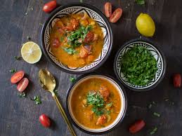 My Absolute Favorite Dish To Make During Fall And Winter The Piquant Harissa Combined With The Vegeta Kichererbsensuppe Erbsen Suppe Vollwerternahrung Rezepte