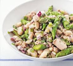 Tuna Asparagus White Bean Salad Recipe White Bean Salad White Bean Salad Recipes Bean Salad Recipes