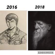 Oil paint is a traditional artist's medium. My Art Progress In The Last 2 Years I Wanna Say That I Learned A Lot In This Community To All Keep Drawing Learntodraw