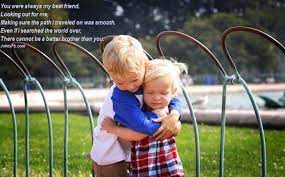 Whether today is a national sibling day, brothers day, sister day, sibling birthday or simply you would like to thank your sibling for anything and everything, we have a quote for you… furthermore, we even have quotes about siblings fighting (we all have been there, right. Brother Quotes With Hugging Sister Jokes With Funny Picture Brother Quotes Sister Jokes Sister Quotes