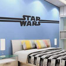 Boys Star Bedroom Wallpaper Mural Decal Star Decal Wars Murals Cool Logo Wall Decals Wall Decals For Bedroom Star Wars Wall Decal Star Wars Bedroom