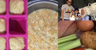 Ubi termasuk karbohidrat yang bisa dijadikan pengganti nasi agar menu selama memberi berbagai resep mpasi bayi 6 bulan, jangan lupa untuk memberikan asi atau. 9 Resipi Bubur Boleh Jerat Selera Anak Ibu Ini Kongsikannya Bubur Ayam Nampak Paling Sedap Pa Ma
