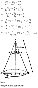 Curved surface area of a cone is πrl where r is the radius and l is the slant height of the cylinder. Derivation Of Formula For Curved Surface Area Of Cone Sarthaks Econnect Largest Online Education Community