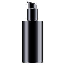 Black Cosmetic Bottle With Pump Dispenser Lid Cosmetic Bottles Black Cosmetics Cosmetics Mockup