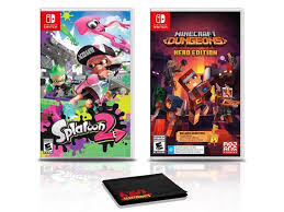 As far as replayability goes, minecraft dungeons is a bit middling in the sense that the whole campaign can be beaten in roughly five hours or . Splatoon 2 Game Bundle With Minecraft Dungeons Hero Edition For Nintendo Switch Newegg Com
