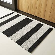 Black And White Striped Doormat Rug Chilewich Utility Mat Reviews Cb2 Modern Doormats Mold In Bathroom Chilewich