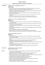 As our new director, you will bring expertise in all aspects of financial accounting, exposure to raising new finance, insight into developing financial…. Analyst Corporate Finance Resume Samples Velvet Jobs