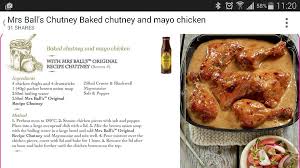 Mrs Ball S Baked Chutney And Mayo Chicken Mayo Chicken Chutney Chicken Savoury Food