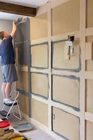 Interior Paneling Ideas Paneled Wall That Covers Up Textured Walls I Would Like To Do This In The Living Room Int Remodel Bedroom Bedroom Makeover House Design