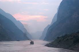 A river is a natural waterway that conveys water derived from precipitation from higher ground to lower levels. Yangtze Wikipedia