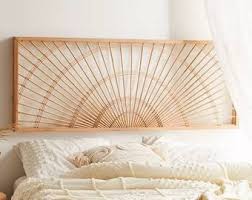 To avoid your wicker from drying up due to the heat, apply some oil onto it. Rattan Headboard Etsy
