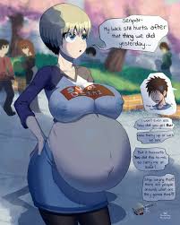 Rule 34 - 1boy1girl Arawaffle Belly Focus Pregnant Pregnant Belly Teenager  Uzaki-chan Wa Asobitai! Uzaki Hana | 7284757