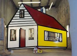 Es befand sich am römerberg südlich des römers in einem häuserblock; Haus Iii 1997 Von Roy Lichtenstein 1923 1997 United States Wahooart Com
