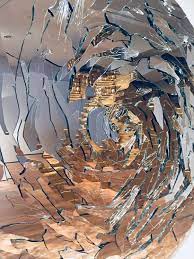 Carlos Rolon Noma New Orleans Broken Glass Art Broken Glass Art Glass Art Glass Art Projects